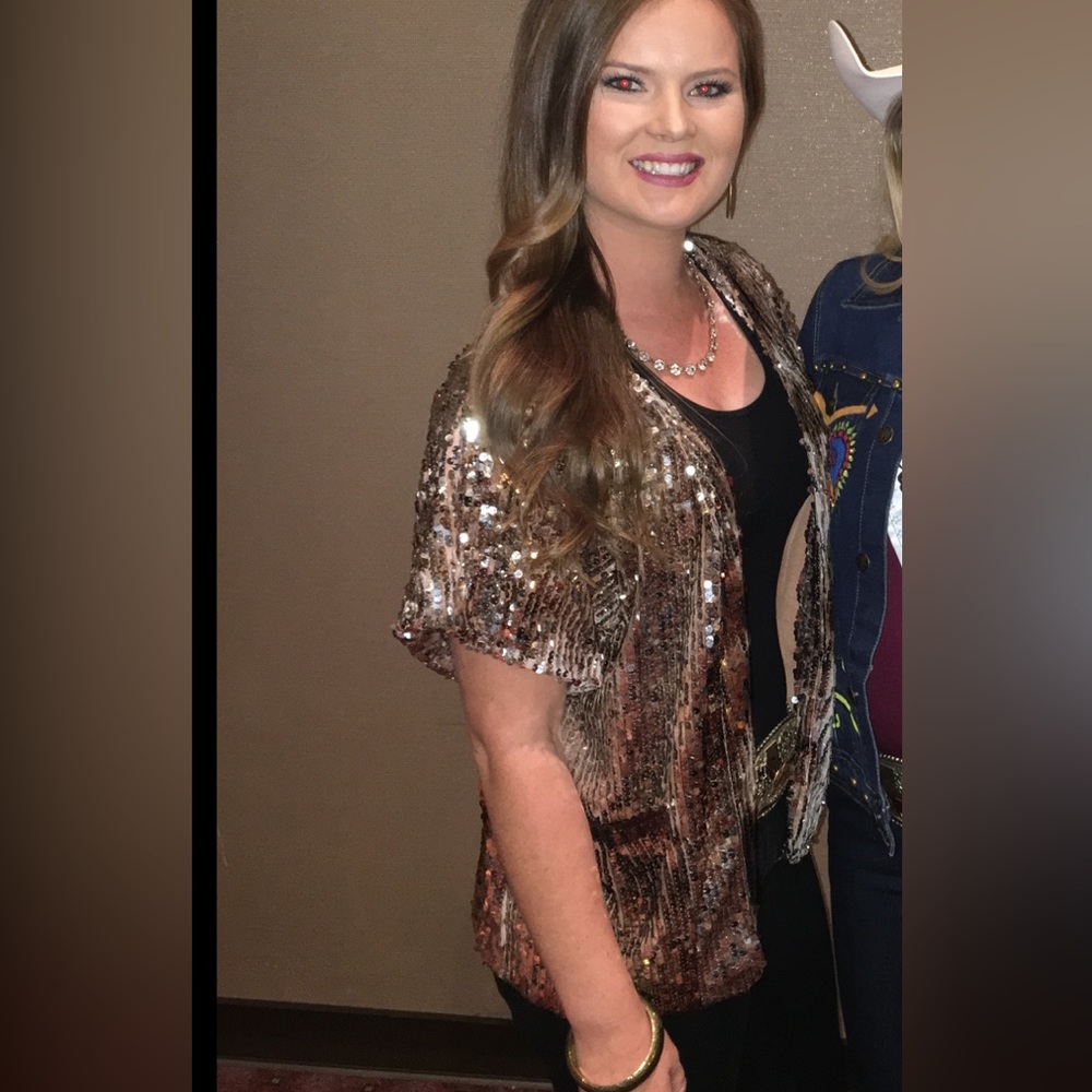 Sequin jacket